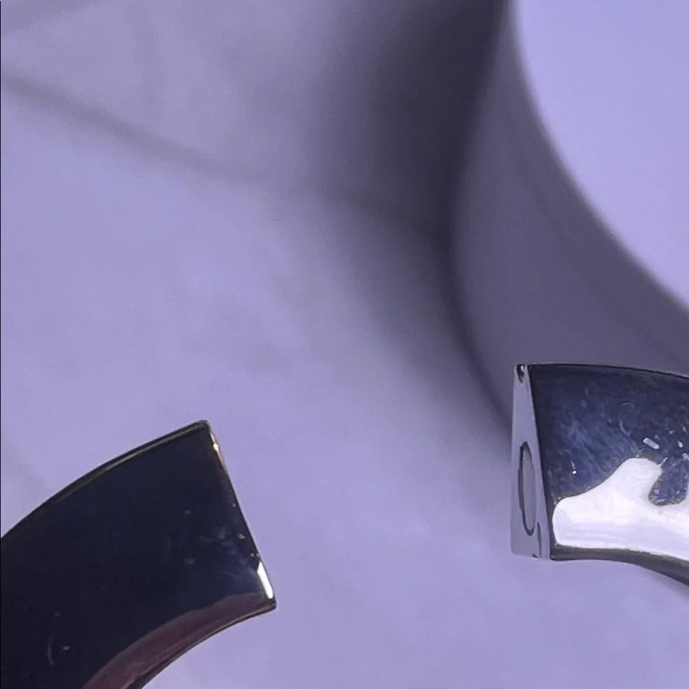 Alexis Bittar Silver Bangle with Crystal Detailing RARE